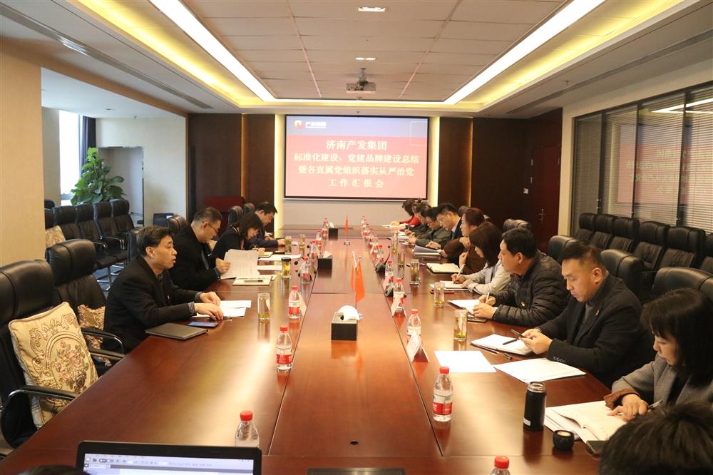 集團黨委召開黨組織標(biāo)準化建設(shè)、 黨建品牌建設(shè)活動總結(jié)暨各直屬黨組織落實從嚴治黨工作匯報會議
